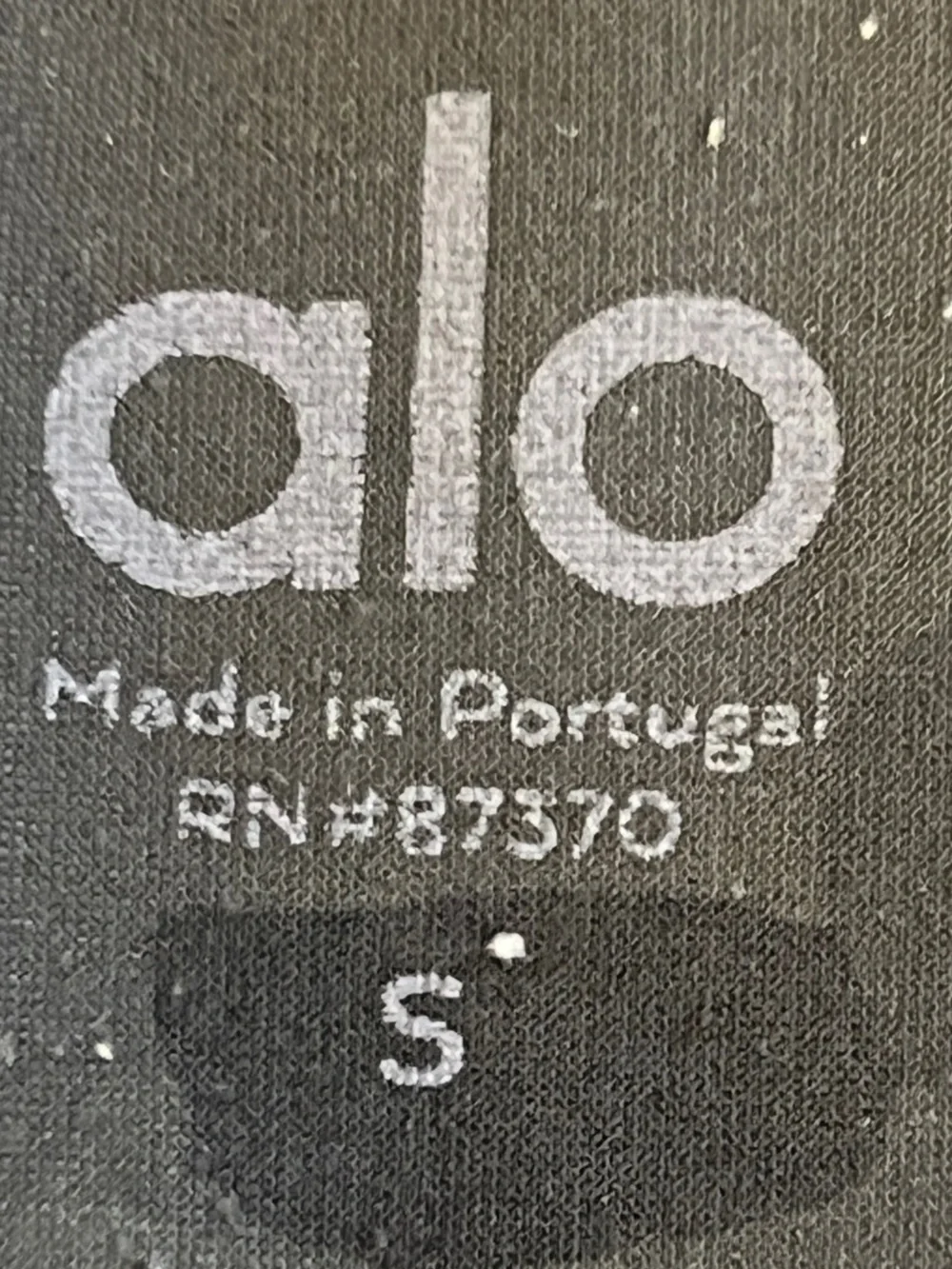 ALO YOGA Women’s Black Camo Print Full Length Active Leggings Size S